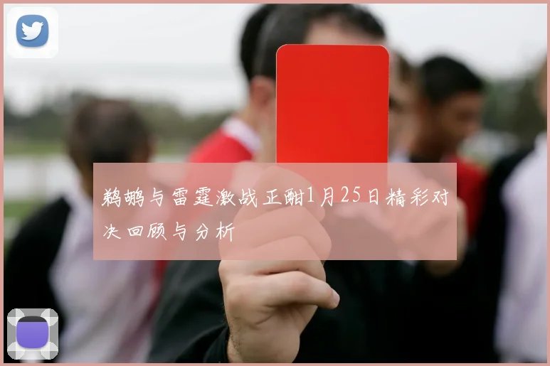 鹈鹕与雷霆激战正酣1月25日精彩对决回顾与分析