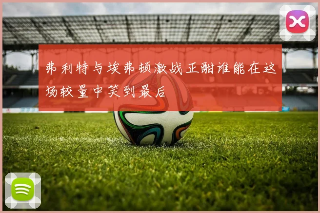 弗利特与埃弗顿激战正酣谁能在这场较量中笑到最后